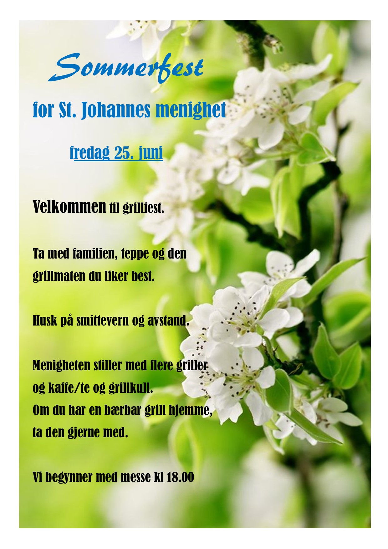 Read more about the article Velkommen til grillfest 25. juni